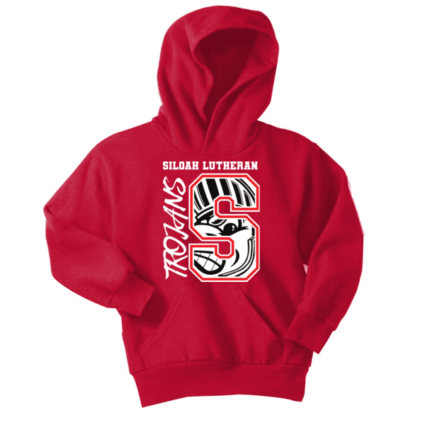 Trojan Roar Alt - Youth Core Fleece Pullover Hooded Sweatshirt Thumbnail