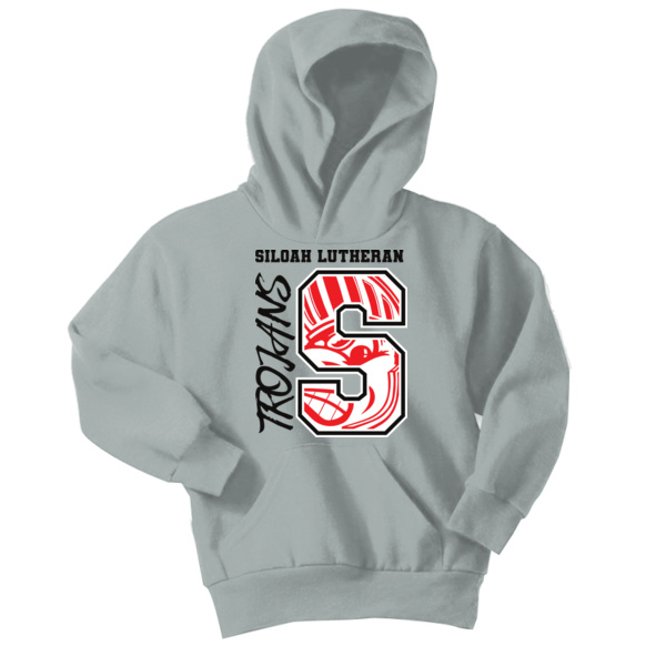 Trojan Roar Alt - Youth Core Fleece Pullover Hooded Sweatshirt Thumbnail