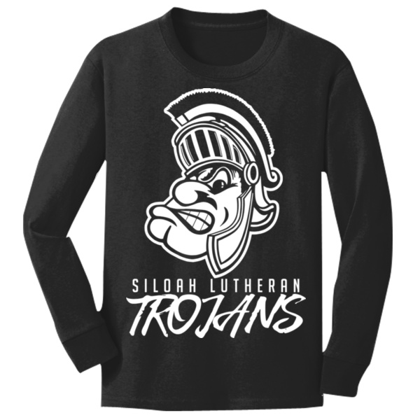 Trojan Roar - Youth Long Sleeve Core Cotton Tee Thumbnail