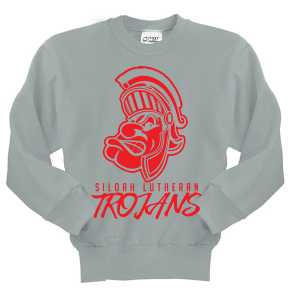 Trojan Roar - Youth Core Fleece Crewneck Sweatshirt Thumbnail
