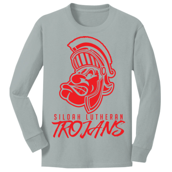 Trojan Roar - Youth Long Sleeve Core Cotton Tee Thumbnail