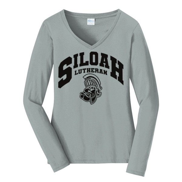 Siloah Bold - Women's Long Sleeve Fan Favorite V Neck Tee Thumbnail