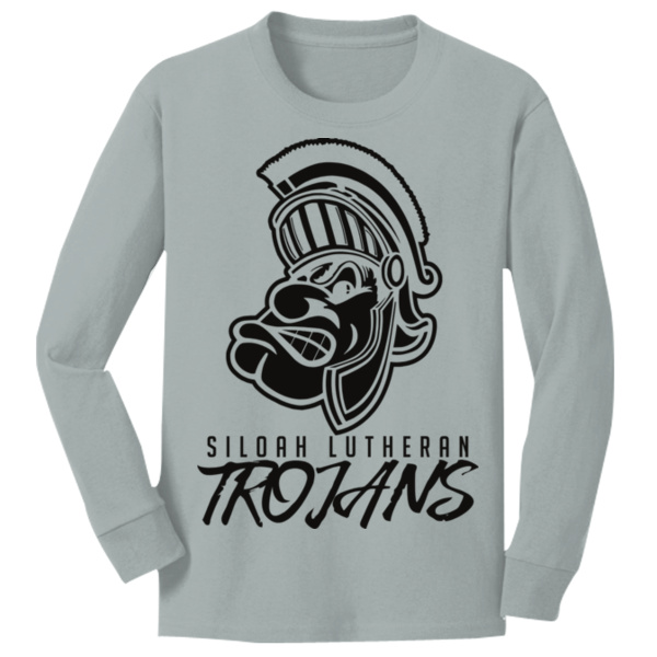 Trojan Roar  - Youth Long Sleeve Core Cotton Tee Thumbnail