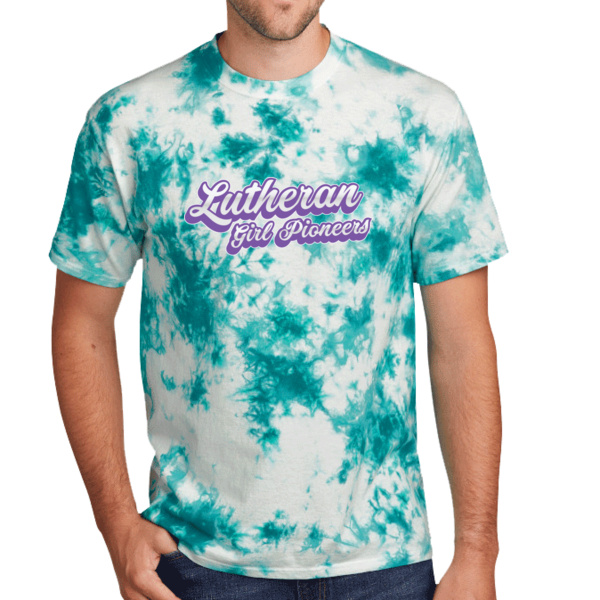 Purple Script- LGP - Crystal Tie Dye Tee Thumbnail