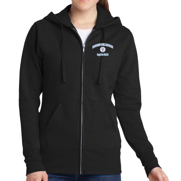 Loyal to Christ- LGP - Women's Core Fleece Full Zip Hooded Sweatshirt Thumbnail