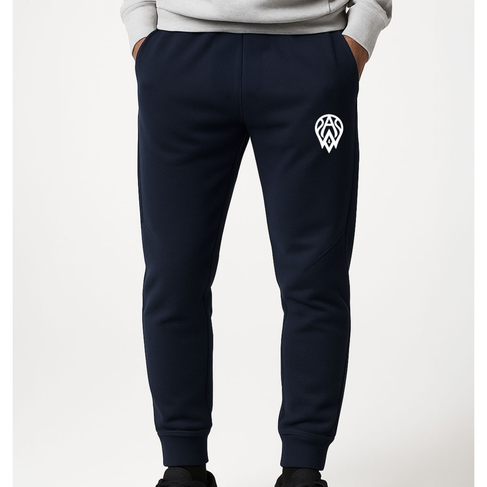 AW4 White Logo - Drive Fleece Jogger Thumbnail