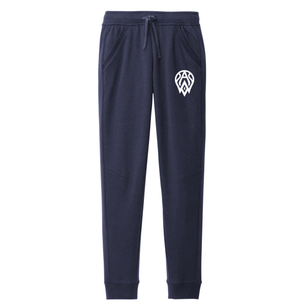 AW4 White Logo - Drive Fleece Jogger Thumbnail