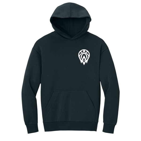 AW4 White Logo - V.I.T. Heavyweight Fleece Hoodie Thumbnail