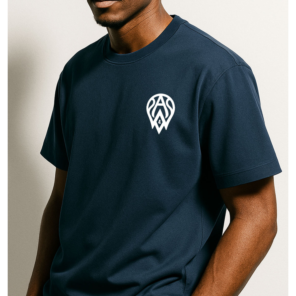 AW4 White Logo - Heavyweight Very Important Tee ® Thumbnail