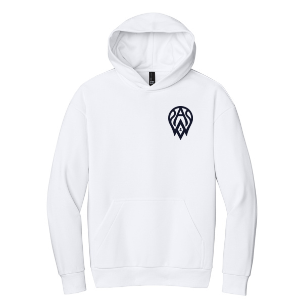 AW4 Navy Logo - V.I.T. Heavyweight Fleece Hoodie Thumbnail