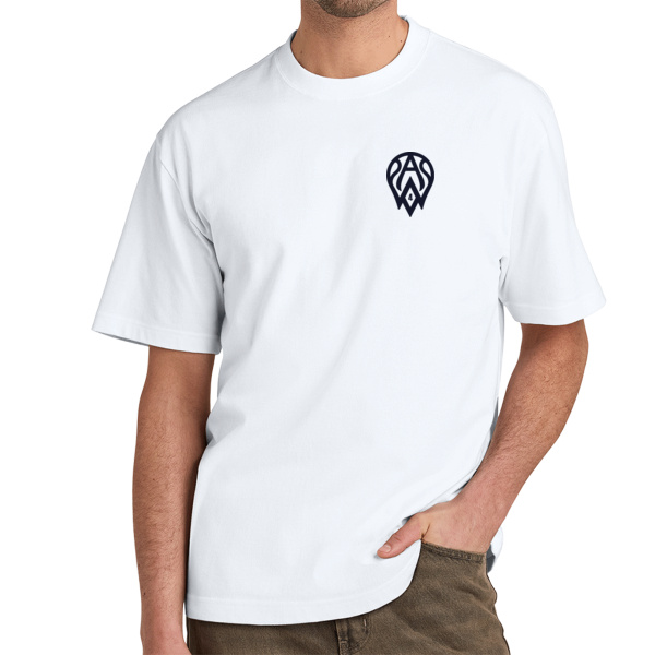 AW4 Navy Logo - Heavyweight Very Important Tee ® Thumbnail