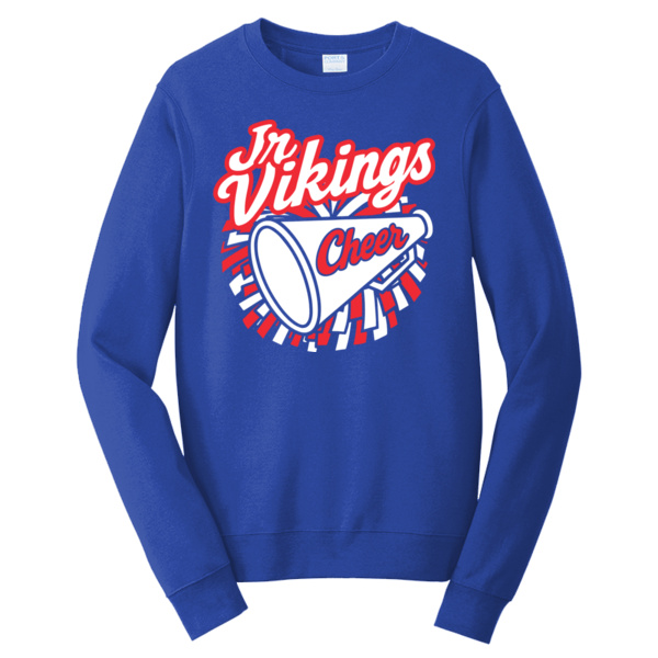 Jr. Vikings - Cheer Fan Favorite Fleece Crewneck Sweatshirt Thumbnail