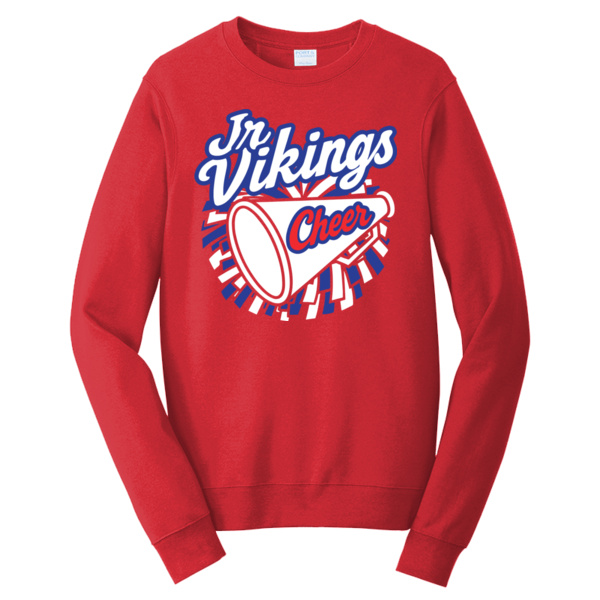 Jr. Vikings - Cheer Fan Favorite Fleece Crewneck Sweatshirt Thumbnail