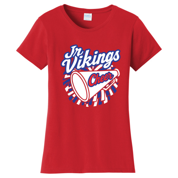 Jr. Vikings- Cheer Ladies Fan Favorite Tee Thumbnail