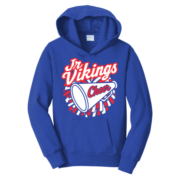 Jr. Vikings - Cheer Youth Fan Favorite Fleece Pullover Hooded Sweatshirt Thumbnail