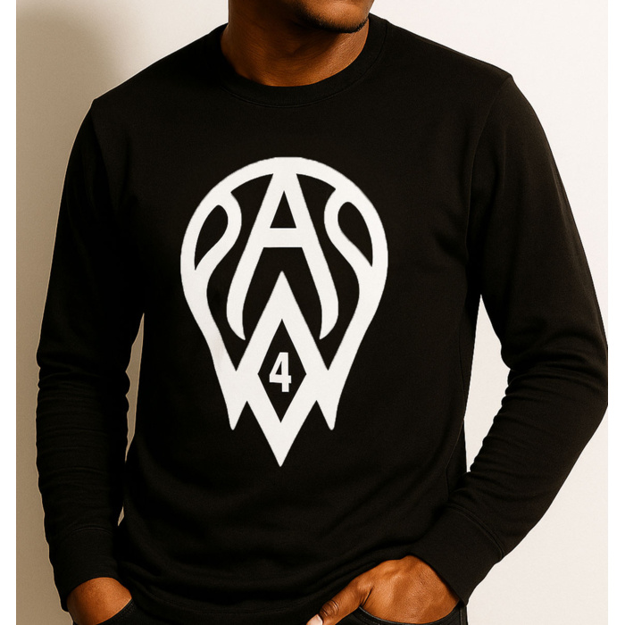 Full AW4 White - Heavyweight Long Sleeve Tee Thumbnail