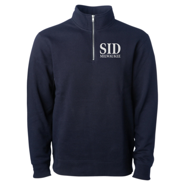 SID (Embroidered Left Chest)  - Unisex Midweight Quarter-Zip Pullover Thumbnail
