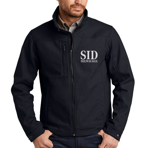 SID (Embroidered Left Chest)  - Duck Bonded Soft Shell Jacket Thumbnail