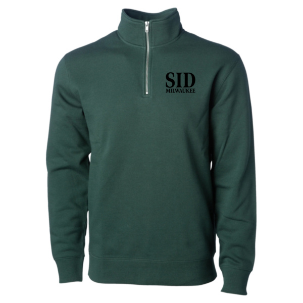 SID (Embroidered Left Chest)  - Unisex Midweight Quarter-Zip Pullover Thumbnail