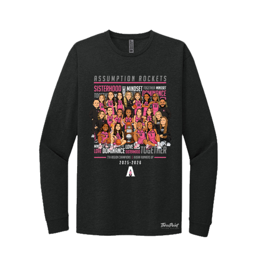 Team Caricature  - Adult CVC Long Sleeve Tee Thumbnail
