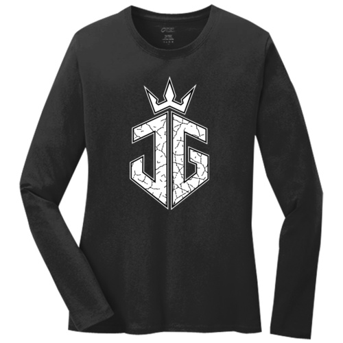 White - Women's Long Sleeve Core Cotton Tee Thumbnail