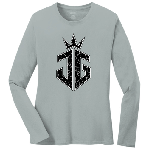 Black - Women's Long Sleeve Core Cotton Tee Thumbnail