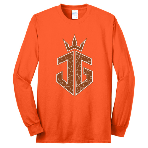 Brown - Long Sleeve Core Blend Tee Thumbnail