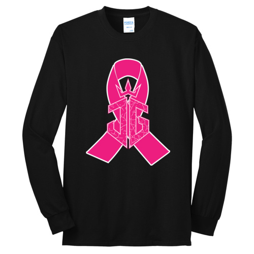 Pink - Long Sleeve Core Blend Tee Thumbnail
