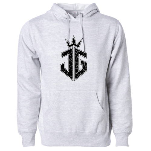 Black - Unisex Midweight Hooded Sweatshirt Thumbnail