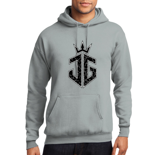 Black - Core Fleece Pullover Hooded Sweatshirt Thumbnail