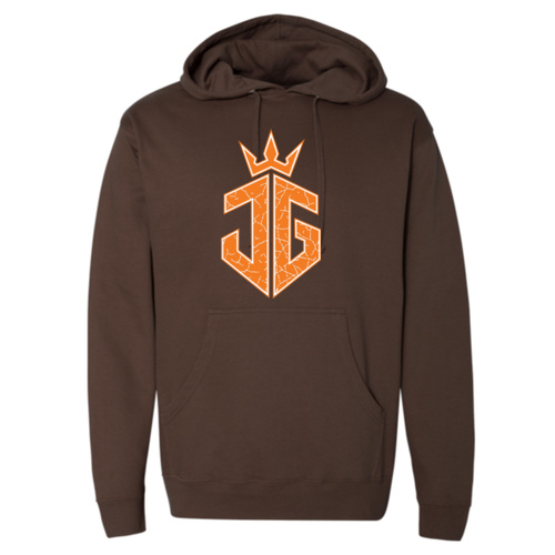 Orange - Unisex Midweight Hooded Sweatshirt Thumbnail