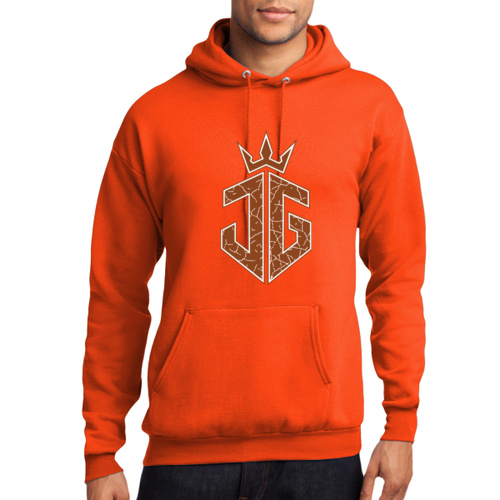 Brown - Core Fleece Pullover Hooded Sweatshirt Thumbnail