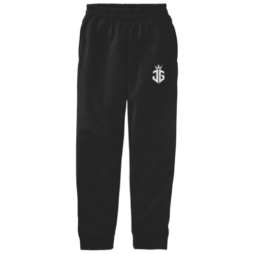 White - Youth Core Fleece Jogger Thumbnail