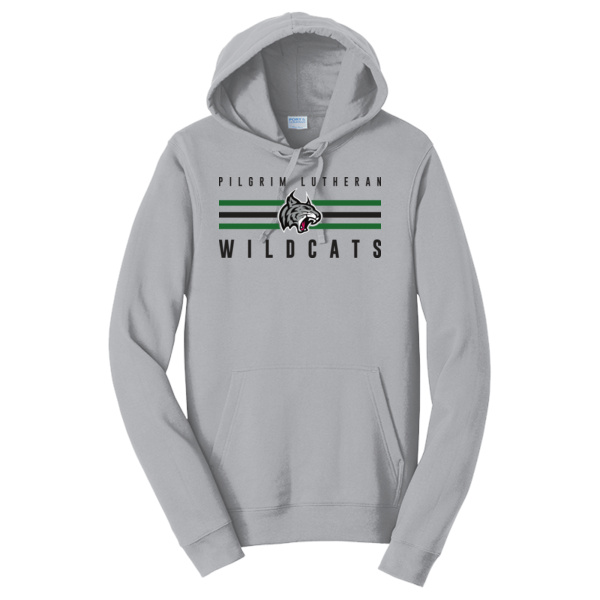 Wildcat Stripes Dark - Fan Favorite Fleece Pullover Hooded Sweatshirt Thumbnail