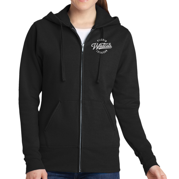 Wildcat Classic Light - Women's Core Fleece Full Zip Hooded Sweatshirt Thumbnail