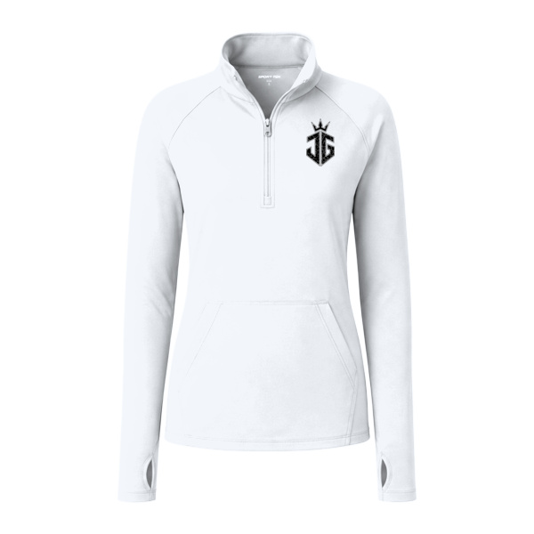 Women's - 1/4 Zip- Black Logo Thumbnail