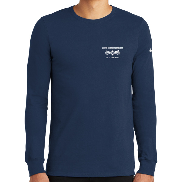 Shores Anchor  - Dri FIT Cotton/Poly Long Sleeve Tee Thumbnail