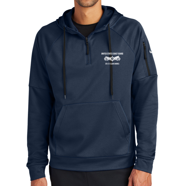 Shores Anchor - Therma FIT Pocket 1/4 Zip Fleece Hoodie Thumbnail