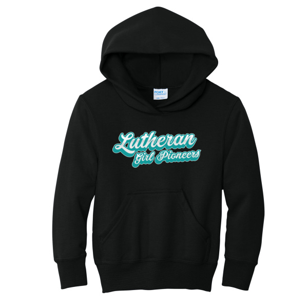 LGP Script  - Youth Core Fleece Pullover Hooded Sweatshirt Thumbnail