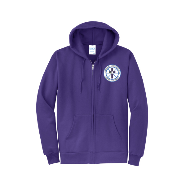 Adult LGP Traditional  - Core Fleece Full Zip Hooded Sweatshirt Thumbnail
