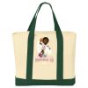 Ideal Twill Two Tone Shopping Tote Thumbnail